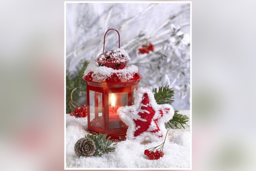 Мастер-класс «Картина с фонариком» акрил