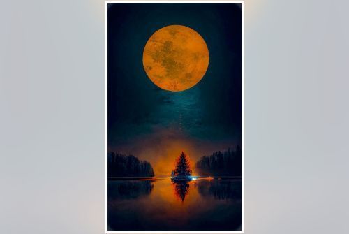 Рисуем полную луну акрилом вместе с Анной Козак - мастер-класс!